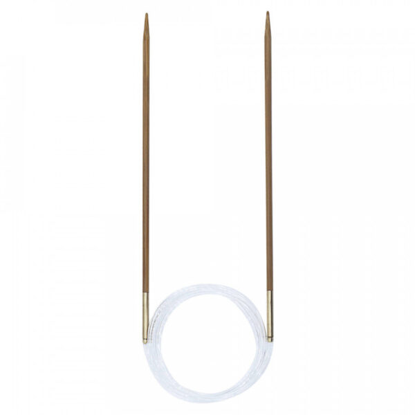Pony Bamboo Circular Fixed Knitting Needles 80cm - Image 2