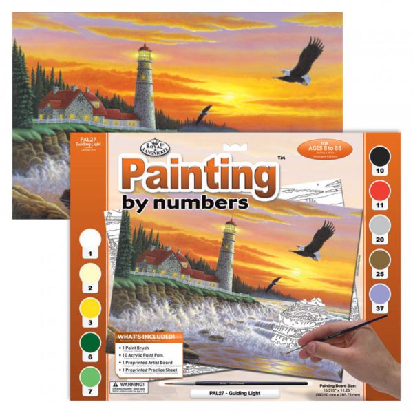 Adult Paint By Numbers Guiding Light – Clark Craft Products