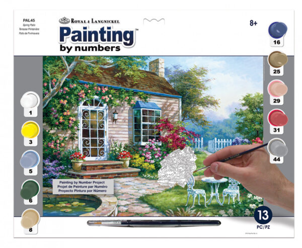 Adult Paint By Numbers Spring Patio
