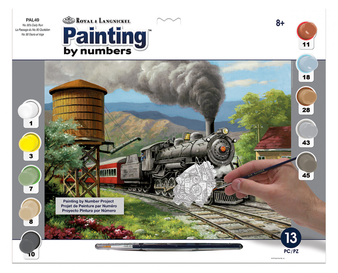 Adult Paint By Numbers No. 90's Daily Run – Clark Craft Products