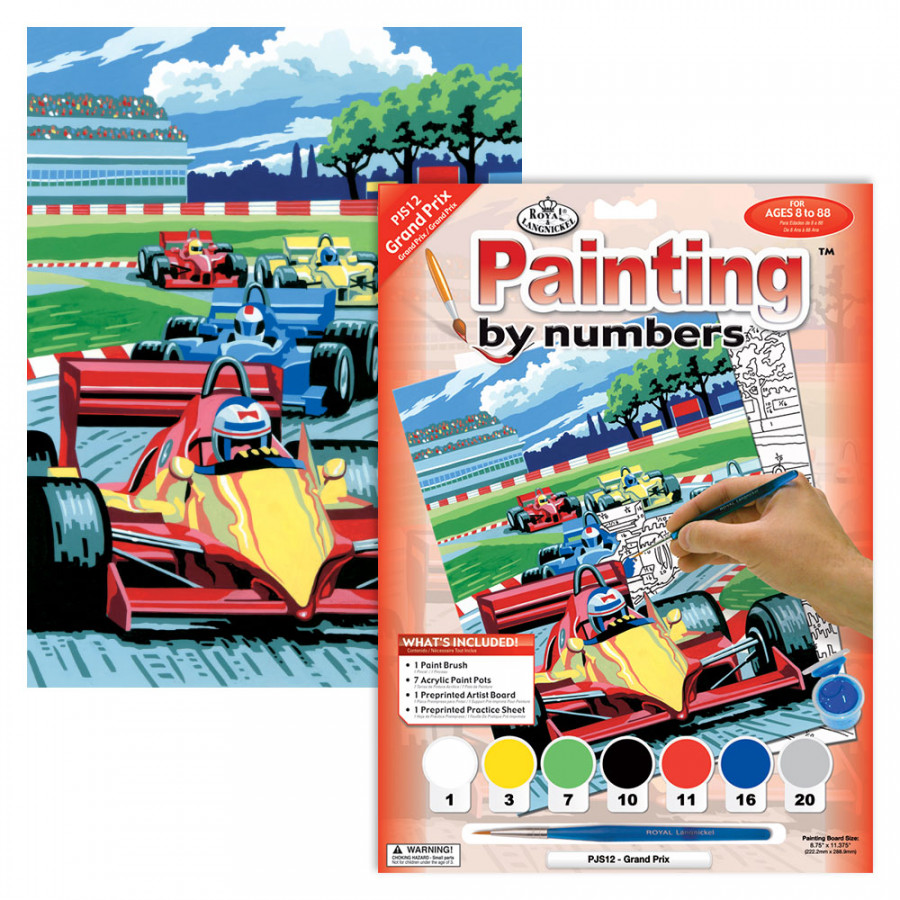Junior Paint By Numbers Grand Prix – Clark Craft Products