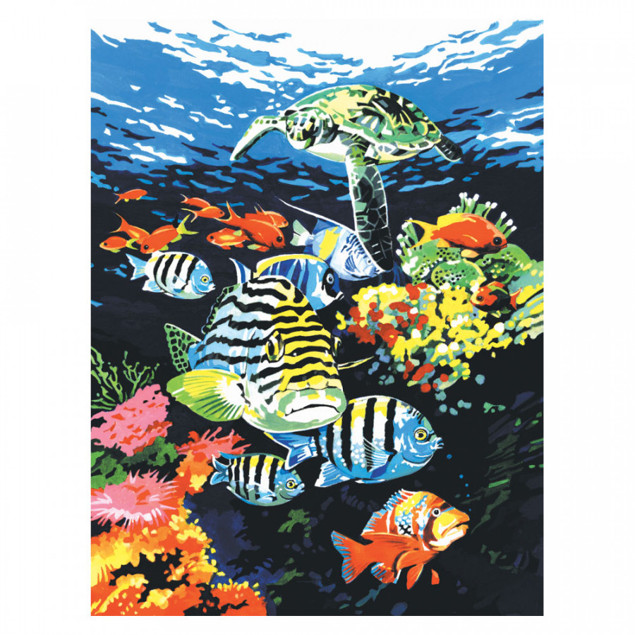 Junior Paint By Numbers Ocean Deep Clark Craft Products