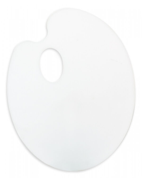 Oval Plastic Painting Palette - Image 2