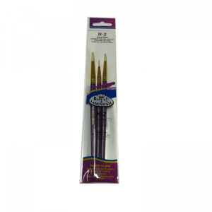 Royal & Langnickel White Bristle Brushes Value Pack of 3 - Image 1