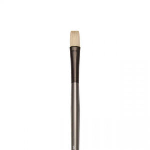 Zen™ White Bristle Flat Brush (Long Handle) - Image 2