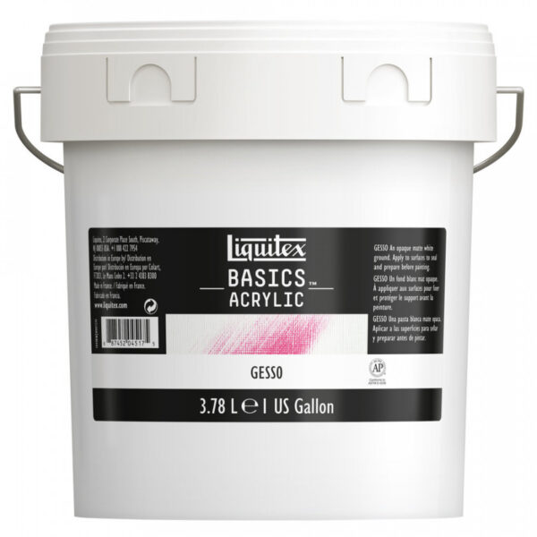Liquitex Basics Acrylic White Gesso 3.78 Litre