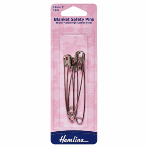 Hemline Blanket Safety Pins - 76mm - Image 1