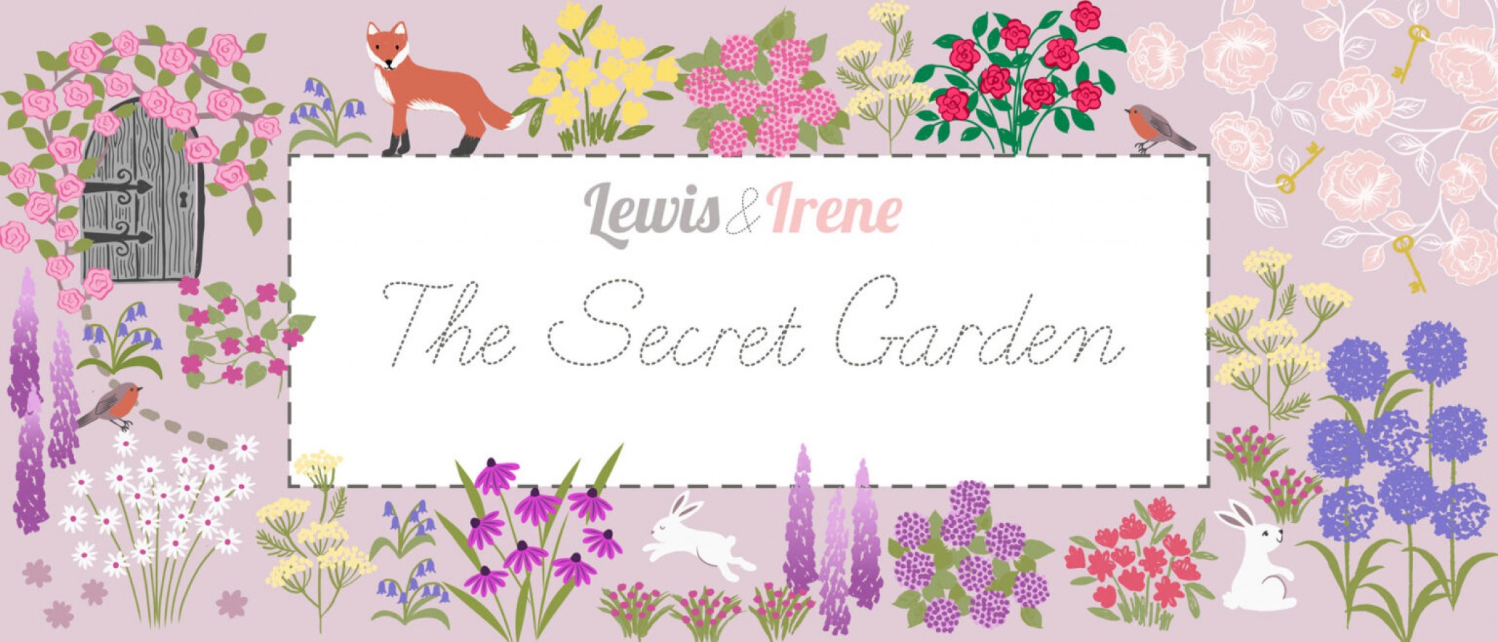 Lewis & Irene Fabric  – The Secret Garden Collection