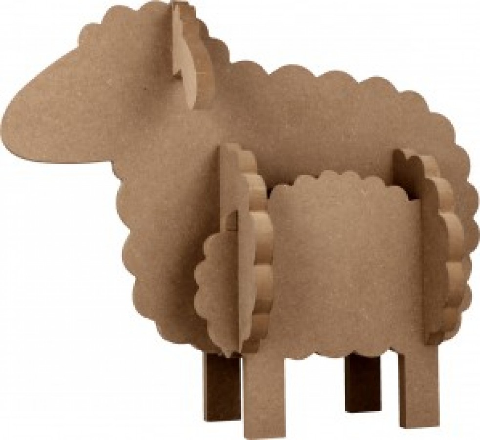Silhwood 3D MDF Sheep