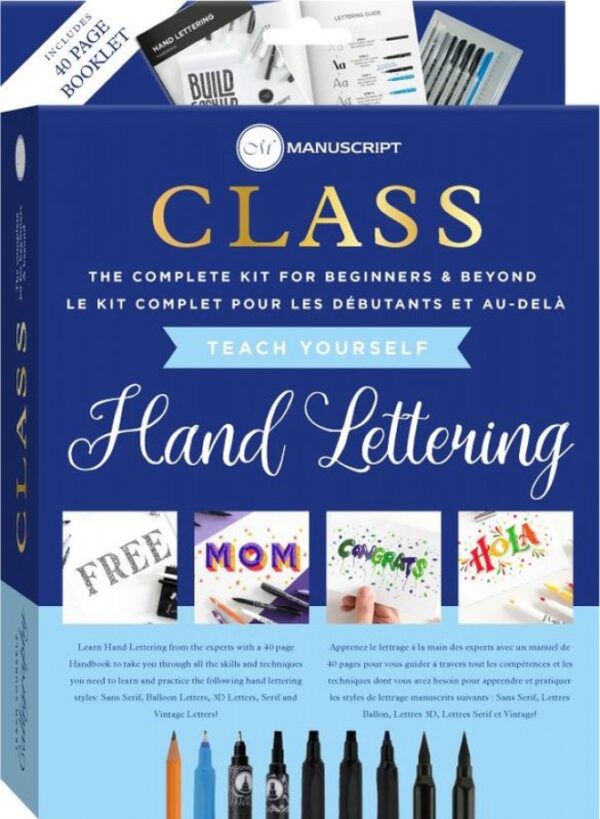 Manuscript Class Teach Yourself Kit Hand Lettering
