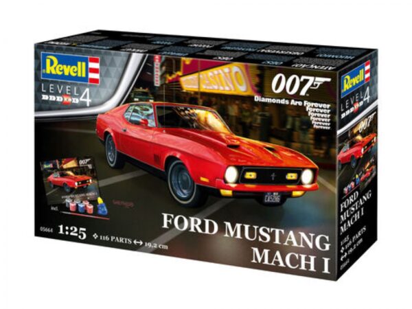 Revell James Bond 007 Ford Mustang MACH 1 Gift Set