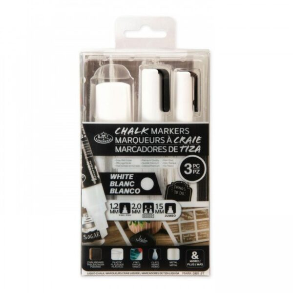 Royal & Langnickel Chalk Marker Set 3 Pack 1.2mm