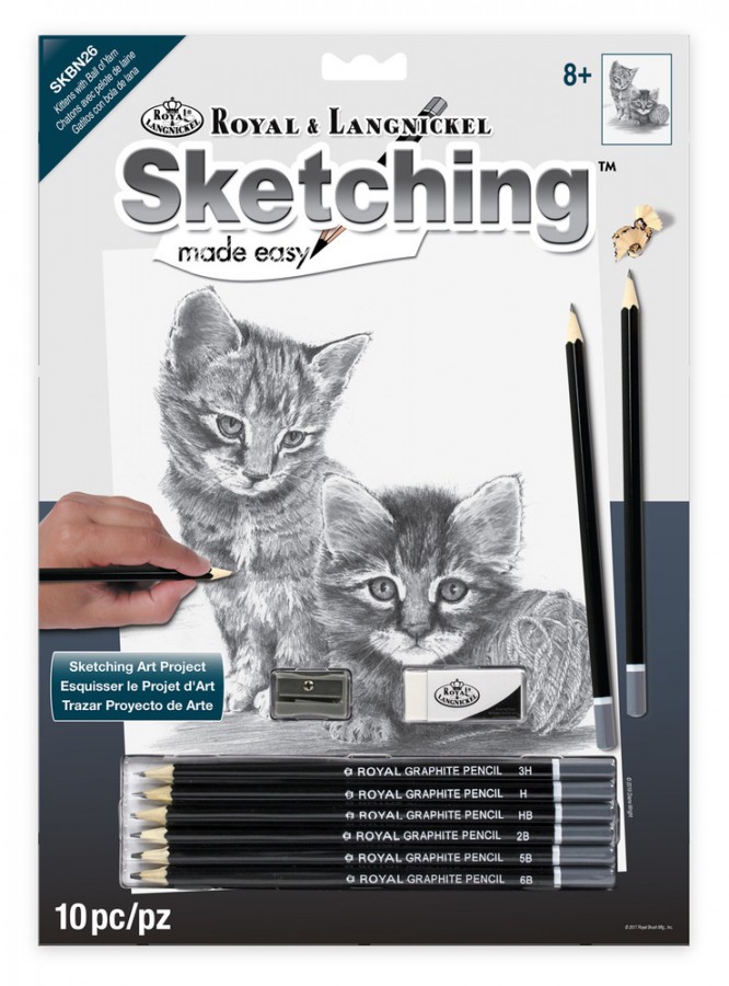 Royal & Langnickel SKTCH – Set Da Disegno Per Imparare A Disegnare Un Cucciolo, Con Matite E Istruzioni Passo Passo