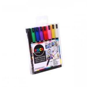 Posca Starter Ultra Fine Tip 8 Pack