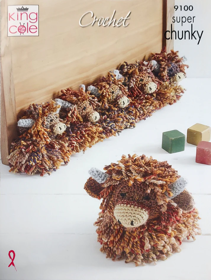 King Cole Crochet Pattern 9100