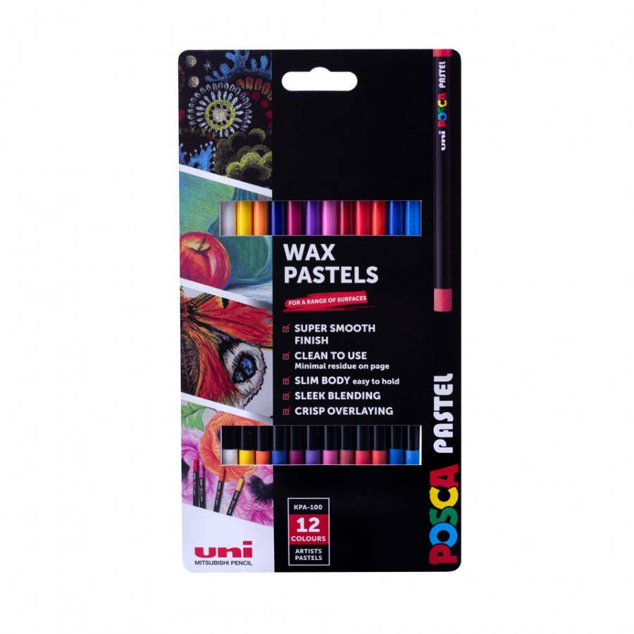 POSCA Wax Pastels -Set of 12