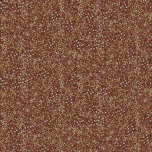 Makower - Hello Autumn - Blooms Brown - SOLD BY THE METRE