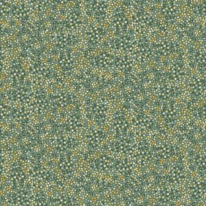 Makower - Hello Autumn - Blooms Teal - SOLD BY THE METRE