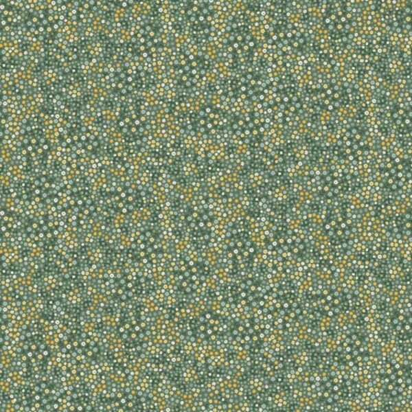 Makower - Hello Autumn - Blooms Teal - SOLD BY THE METRE