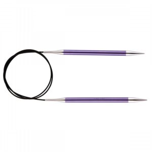 Knitting Pins: Circular: Fixed: Zing: 60cm x 7.00mm