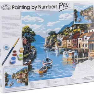Paint by Numbers Pro 4 Village on the water