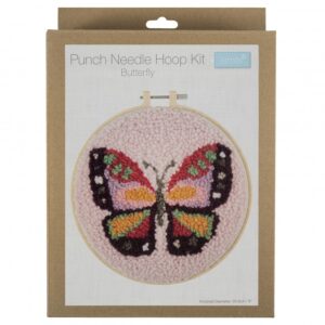 Punch Needle Hoop Kit - Butterfly