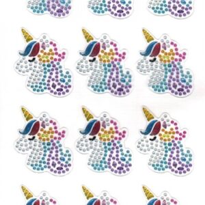 Crystal Unicorn Stickers