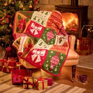 WYS Baubles and Bows Blanket - Knit Along