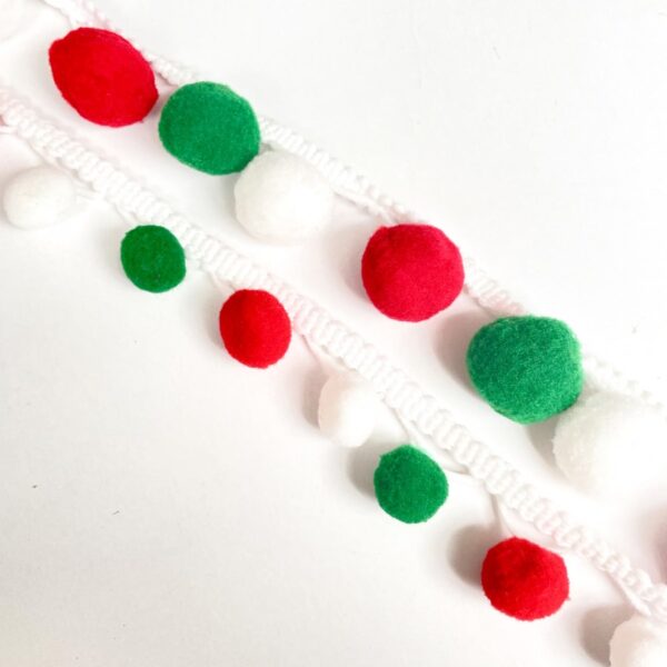 Xmas Pom Pom Trim