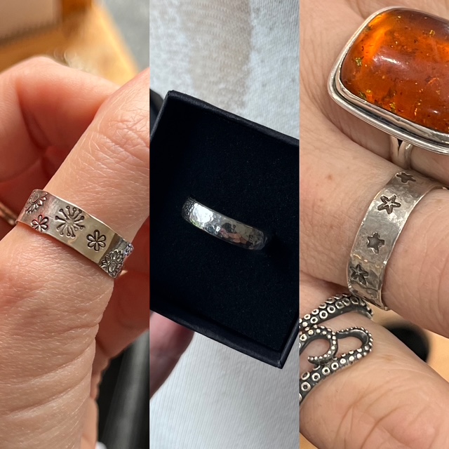 Silver stamped band ring workshop (11/12/2025)