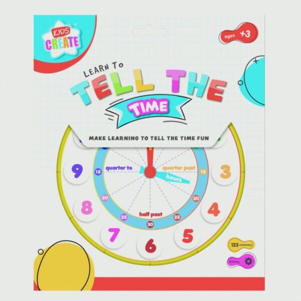 Learn to tell the time clock