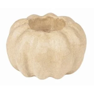 Decopatch Paper Mache Pumpkin Candle Holder