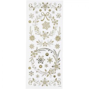 Gold Christmas Stickers