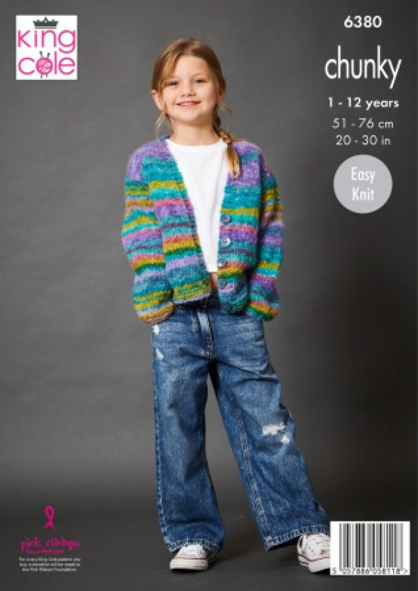 King Cole Childrens Knitting Pattern 6380 - Image 2