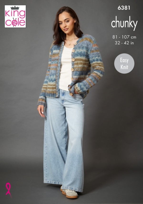 King Cole Womens Knitting Pattern 6381