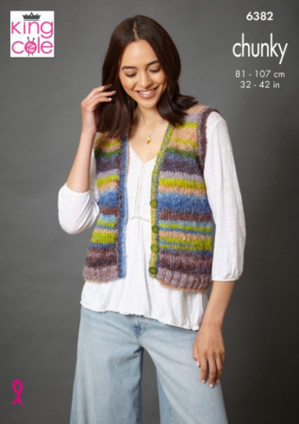 King Cole Womens Knitting Pattern 6382