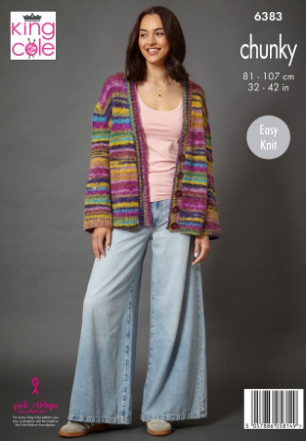 King Cole Womens Knitting Pattern 6383 - Image 2