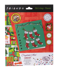 Christmas Crystal Art FRIENDS Holiday Cheer Card Kit