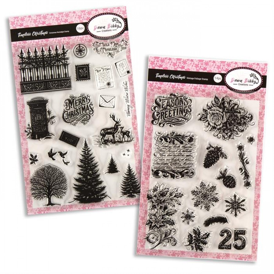 Timeless Christmas Stamps By Dawn Bibby