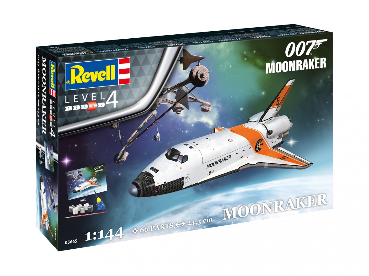Revell James Bond 007 Moonraker Space Shuttle Gift Set