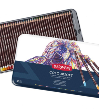 Derwent Coloursoft Pencils Tin of 36