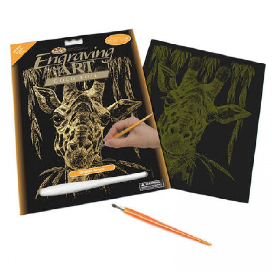 Royal & Langnickel Engraving Art Gold Giraffe