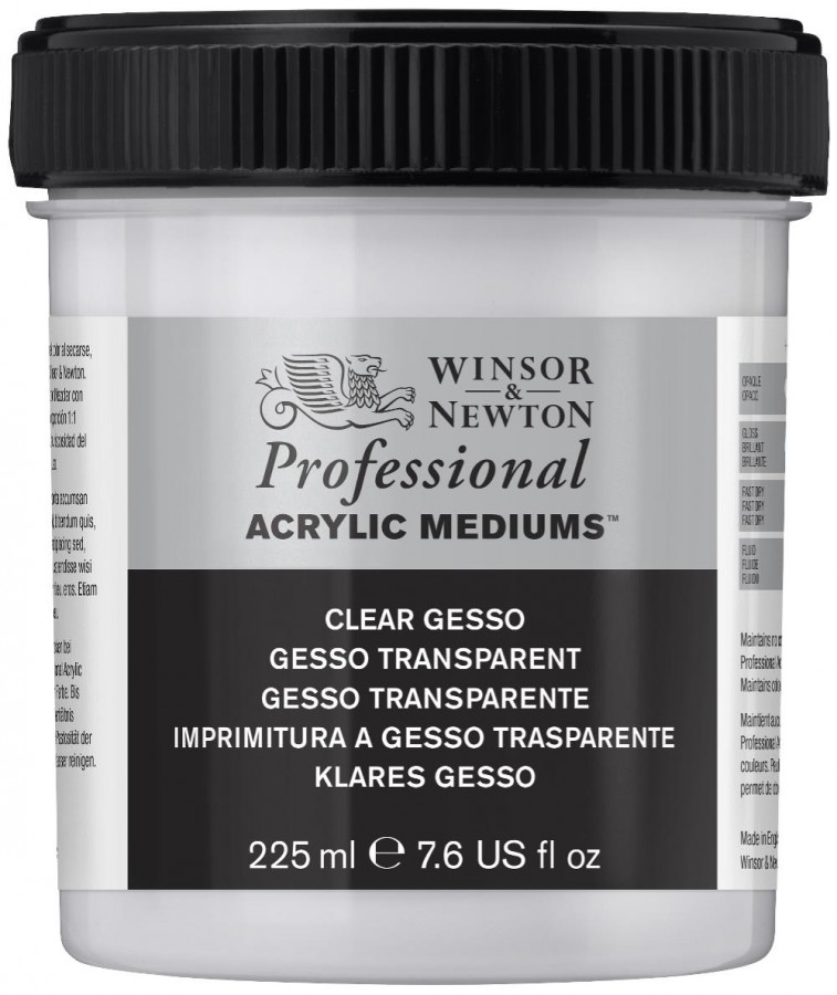 Winsor & Newton Artists' Acrylic Clear Gesso 225ml