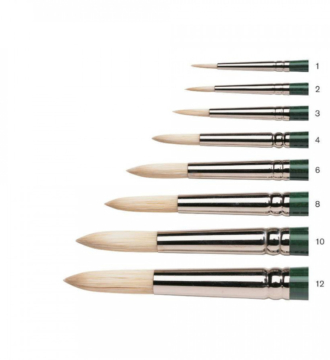 Winton Hog Brush Long Handle - Round