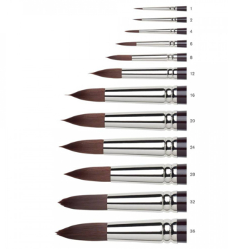 Galeria Acrylic Long Handle Brush - Round