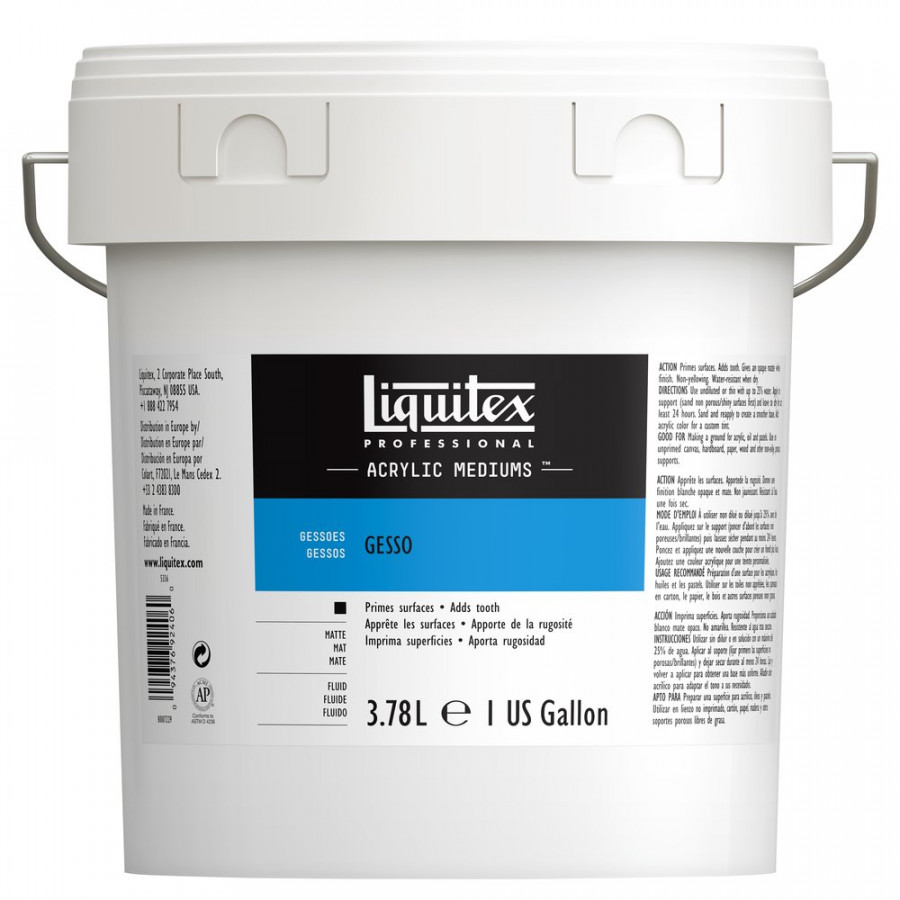Liquitex Professional Acrylic White Gesso 3.78 Litre