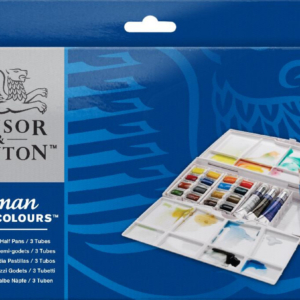 Cotman Watercolour Painting Plus Set - Half Pan & Tubes