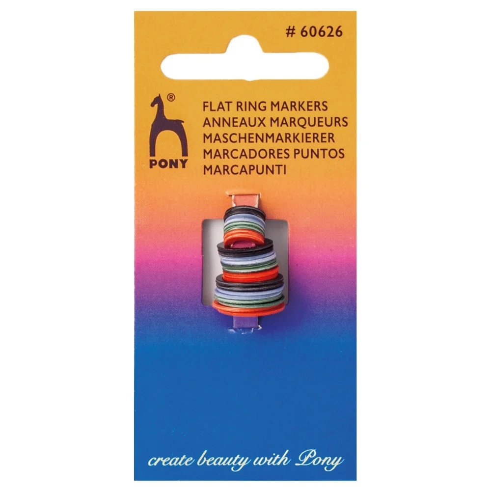 Pony Flat Ring Stitch Markers