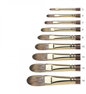 Monarch Long Handle Brush - Filbert