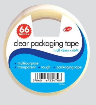 CLEAR PARCEL TAPE 48MM X 60M